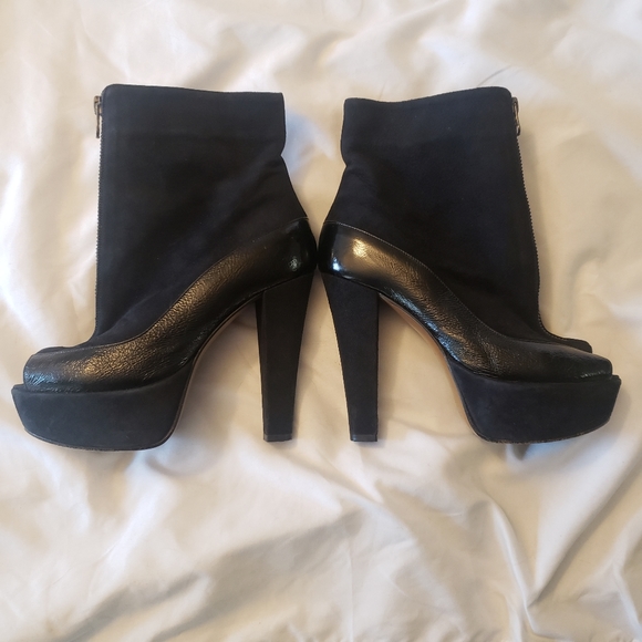 Marni Platform Peep Toe Ankle Boot Size IT 36/US 6 - Picture 4 of 14